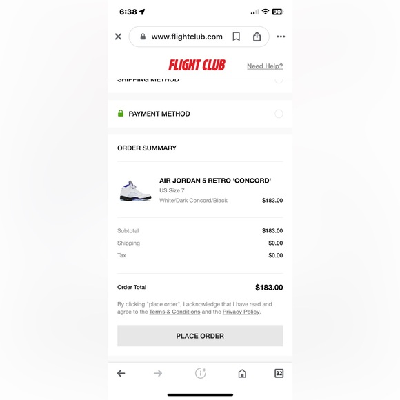 AIR JORDAN 5 RETRO 'CONCORD' - Picture 3 of 3